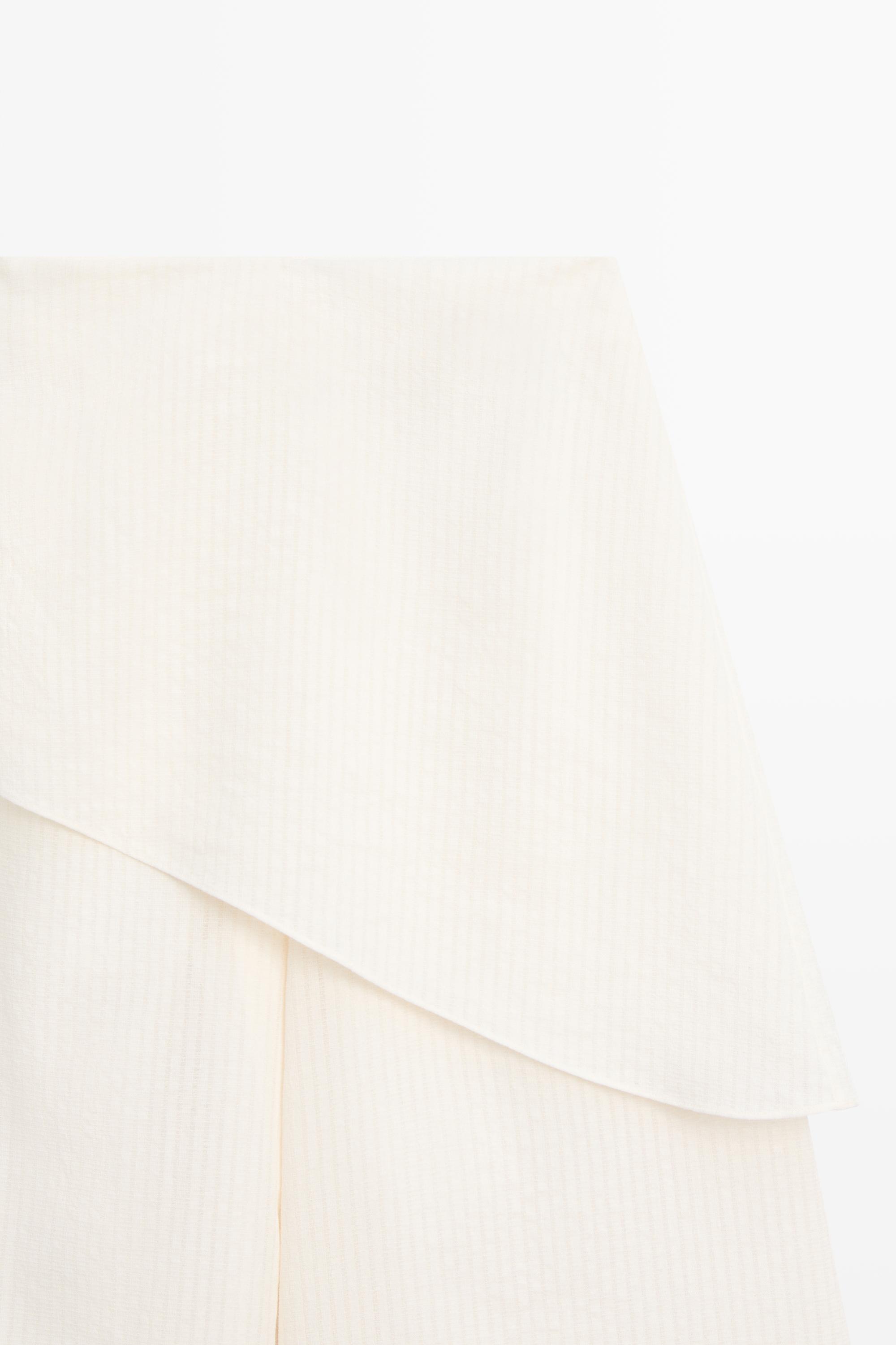 Jupe-culotte texturée total look